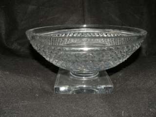 VINTAGE CUT GLASS CENTER BOWL WATERFORD QUALITY 9 3/4D  
