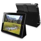 New For iPad 2 Carbon Fabric Leather Stand Case+MYBAT Sync Cable