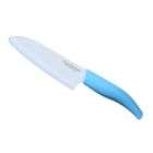 Laguna Cutlery Malibu 5.5 Ceramic Santoku Knife with Blue soft grip 