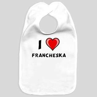 Love Francheska Baby Bib  SHOPZEUS Baby Feeding Bottles 
