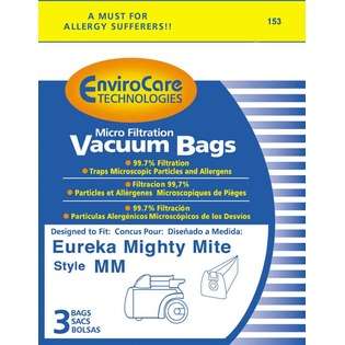 Eureka 60296 Type MM Bags Mighty Mite Canister Vacuum Bags, Generic 