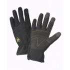   Slip On Gloves w/ Synthetic Leather Palm and Fourchettes   Large