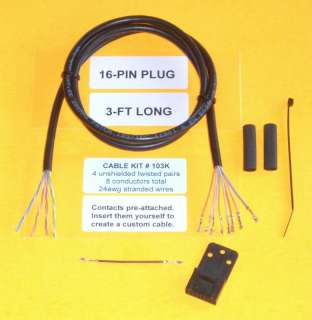 Cable Kit 103K Motorola 16 pin Maxtrac GM300 Repeater  