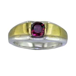   Birthstone Ring   Sterling Silver Simulated Ruby Birthstone Ring