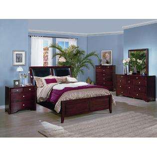   Wood Bed Room Set (King Bed,Dresser,Mirror,Night Stand) 