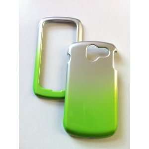  Pantech Crux Two Tones  Green and Silver Hard Case Cover 