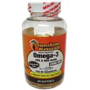  Sunshine Naturals Omega 3 / 2000mg