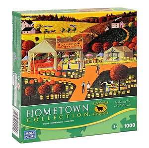 HOMETOWN COLLECTION JIGSAW PUZZLE CAMBRIA FARMERS MARKET HERONIM 