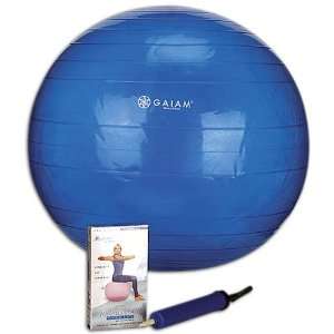 Gaiam BalanceBall Fitness Kit ( Blue  Sz 30/75cm (60 63 height 