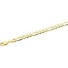 Jewelry Adviser chain bracelets 14K Yellow 7 INCH Figaro Chain