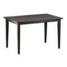 Baxton Studio Polly Light Cappuccino Rubberwood Dining Table