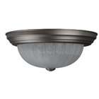 Sunlite DBN11/AL 11 Inch Dome Ceiling Fixture, Brushed Nickel Finish 