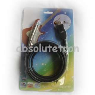 USB PC Guitar Bass Link Recording Audo Adapter Cable 3M NEW  