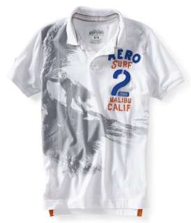 Aeropostale mens AERO SURF 2 polo shirt   Style # 2337  