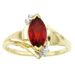 Ruby Ring with Diamond Accents  Jewelry Gemstones Rings 