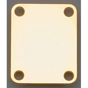  Neck Plate 4 Hole for Guitar or Bass Gold Musical 