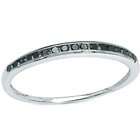 DazzlingRock Collection Sterling Silver Black Round Real Diamond 