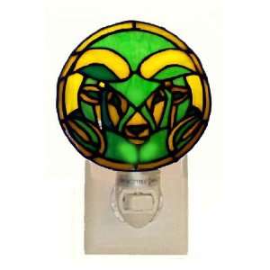   Colorado State Rams Leaded Stained Glass Nite Light
