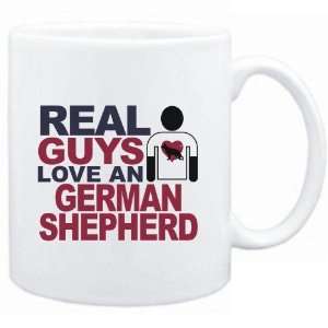   Mug White  Real guys love a German Shepherd  Dogs