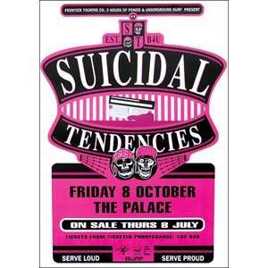  Suicidal Tendencies   Posters   Limited Concert Promo 