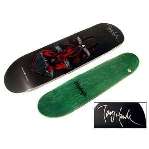  Tony Hawk Autographed Red Dragon Skateboard Sports 