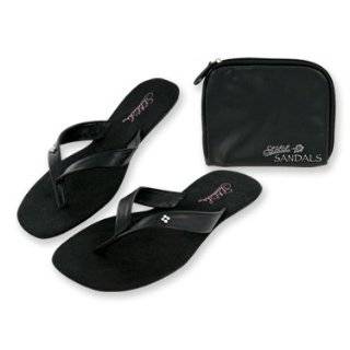  Sidekicks Foldable Flip Flop Sandals w/ Carrying Case 