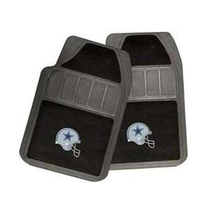  Dallas Cowboys Rubber and Cloth 2pc Universal Floor Mat 