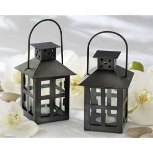  Luminous Black Mini Lantern Tea Light Holder