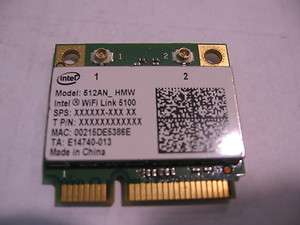 Intel N WiFi Link 5100 Mini WiFi N Card 802.11N WLAN/512AN_HMW  