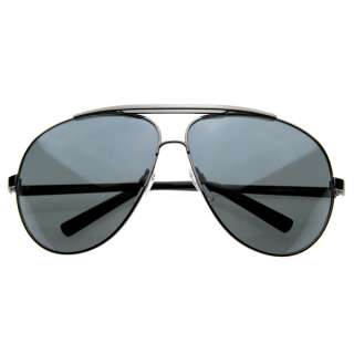 High Quality Full Frame Big X Large Oversized Metal Aviator Sunglasses