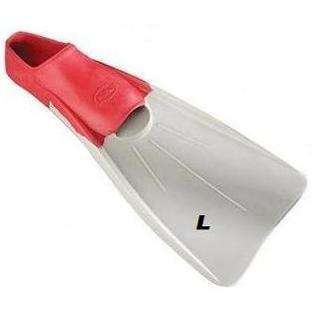 Finis Long Floating Fin   Shoe Size 7 9 (L) Red/Grey 