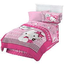   Kitty Sweet and Sassy Full Comforter Set   Franco Mfg   BabiesRUs