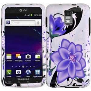  Violet Lily Hard Case Cover for Samsung Galaxy S II 