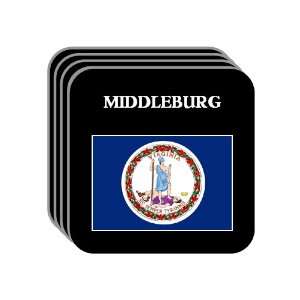  US State Flag   MIDDLEBURG, Virginia (VA) Set of 4 Mini 