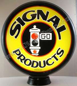 SIGNAL PRODUCTS LTD EDITION 15 GAS PUMP GLOBE LENSES  