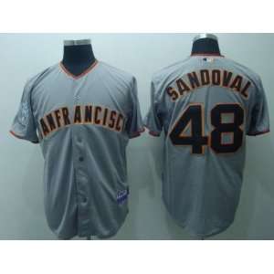  2012 San Francisco Giants #48 Sandoval Grey Jersey Sports 