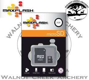 MaxFlash Micro SD Card 2GB Digital Storage Retail Pack  