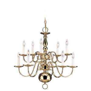 Sea Gull Lighting 3413 02 Traditional 10 Light Chandeliers in Polished 
