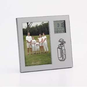  Golf Picture Frame with Clock Electronics