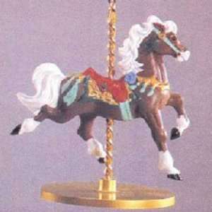 Star Christmas Carousel Horse Series 1989 Hallmark Ornament XPR9720 