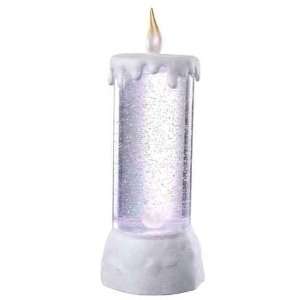   25 Battery Operated LED Lighted Swirling Christmas Candle Glitterdome