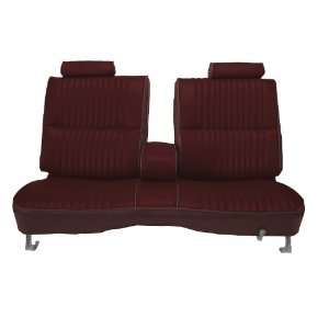  Acme U2002 3X73 Front Maroon Vinyl Bench Seat Upholstery 
