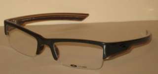Retired Oakley DOUBLE DOWN Half Rim Prescription Eyeglass Frames 11 