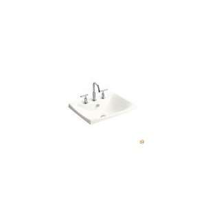  Escale K 19029 8 0 Self Rimming Bathroom Sink, White