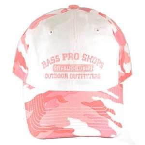  BASS PRO SHOPS HAT CAP LADY WOMEN GIRL PINK CAMO NEW 