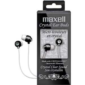  New Black Crystal Earbuds   CA0658 Electronics