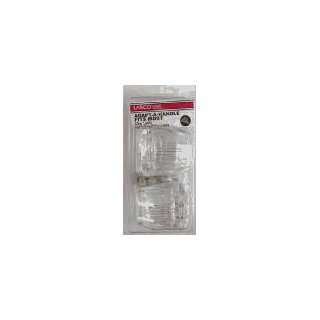   01 4019 Large Acrylic Clear Hot and Cold Handles for Universal Brands
