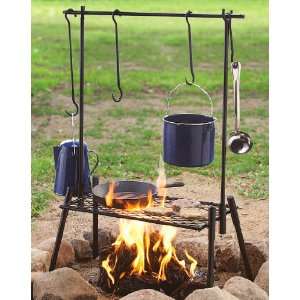  Guide Gear Campfire Backpackers Set Black Sports 