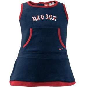  Nike Boston Red Sox Infant Navy Blue Dress & Diaper Cover 
