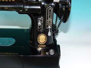 Old SINGER 222K Featherweight Convertible Sewing Machine Sold 1957 